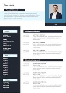 cv design template