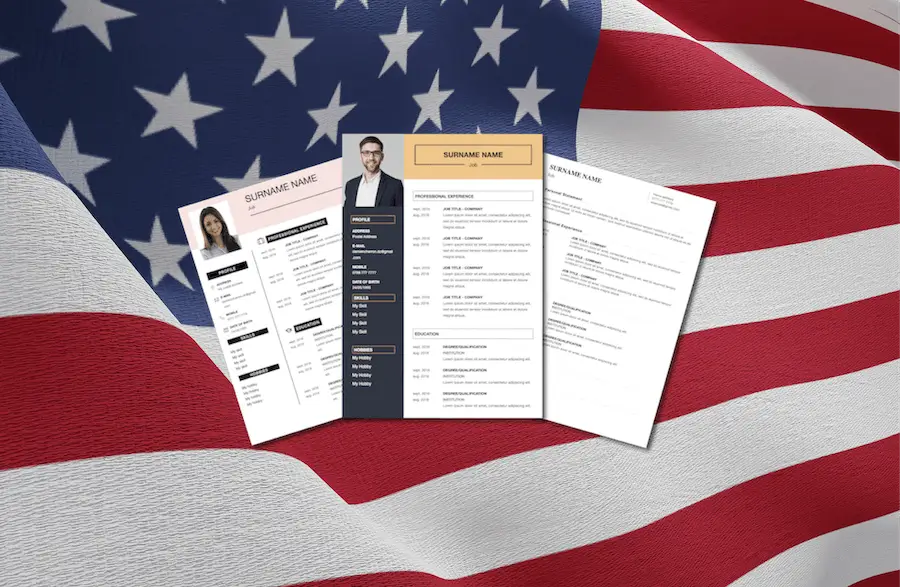 image How to make an American CV