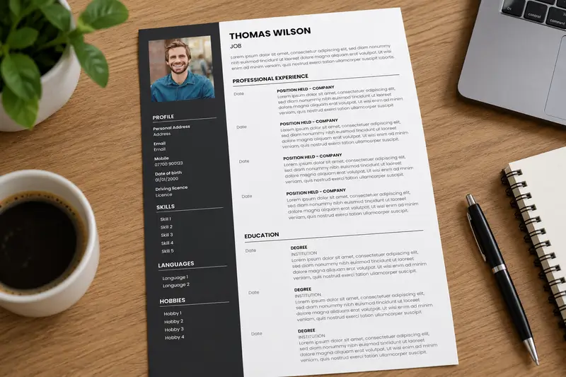 Professional one-page CV